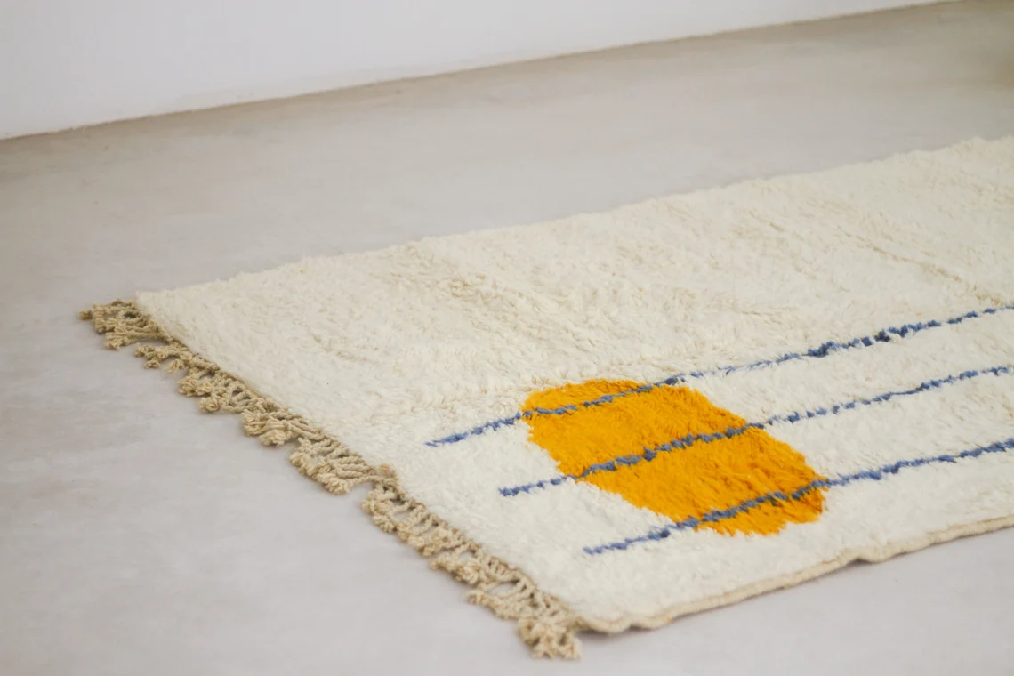 Oujda – Handmade Blue Moroccan Rug