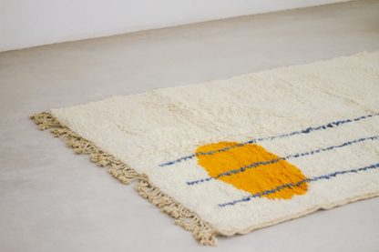 Oujda – Handmade Blue Moroccan Rug