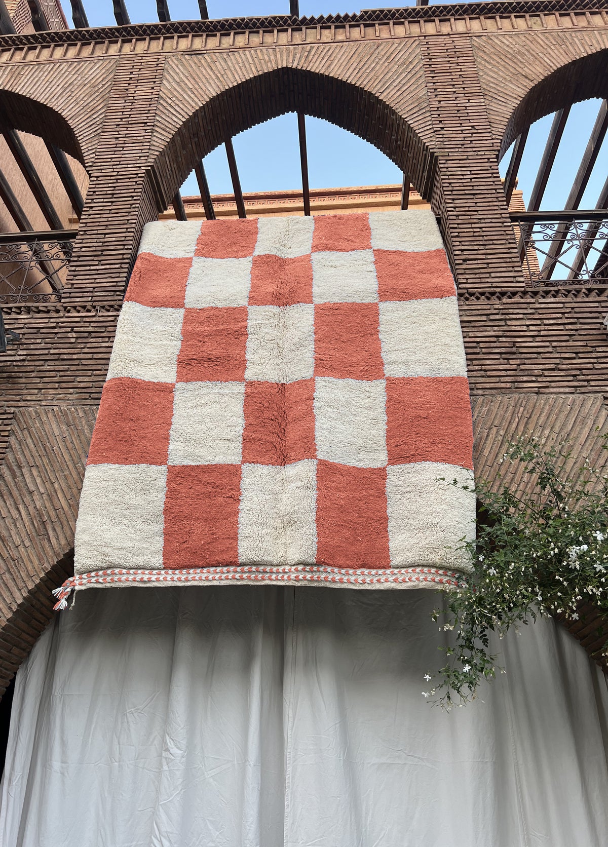 Meknès – Handmade Checkered Moroccan Rug