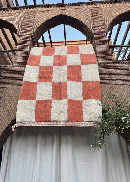 Meknès – Handmade Checkered Moroccan Rug