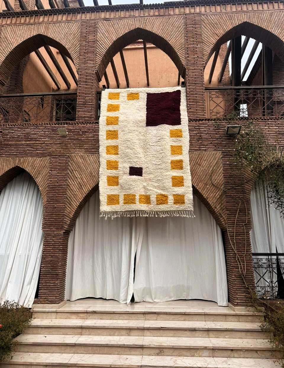 Boumalne – Handmade Yellow Moroccan Rug