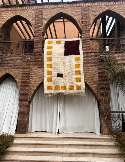 Boumalne – Handmade Yellow Moroccan Rug