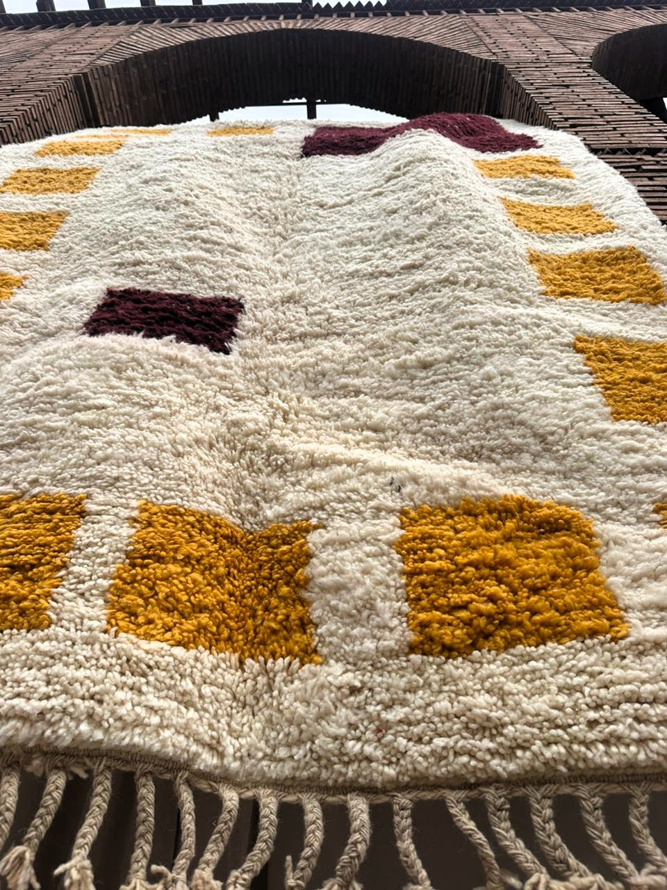 Boumalne – Handmade Yellow Moroccan Rug