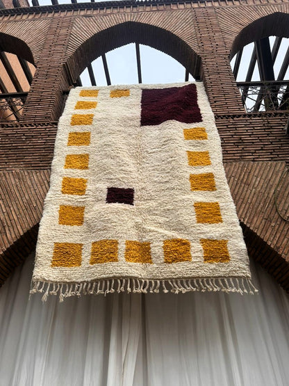 Boumalne – Handmade Yellow Moroccan Rug