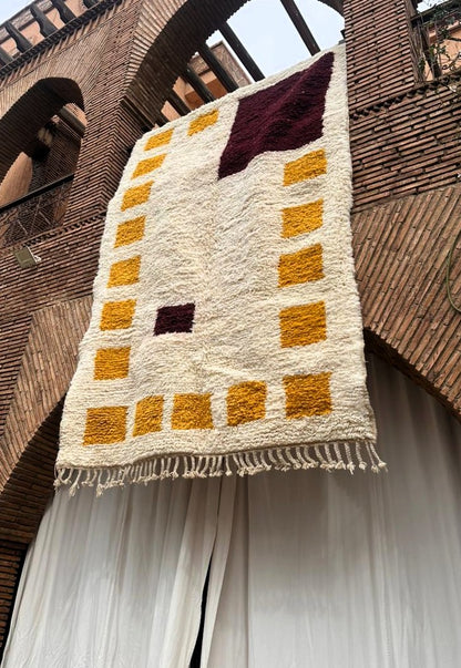 Boumalne – Handmade Yellow Moroccan Rug