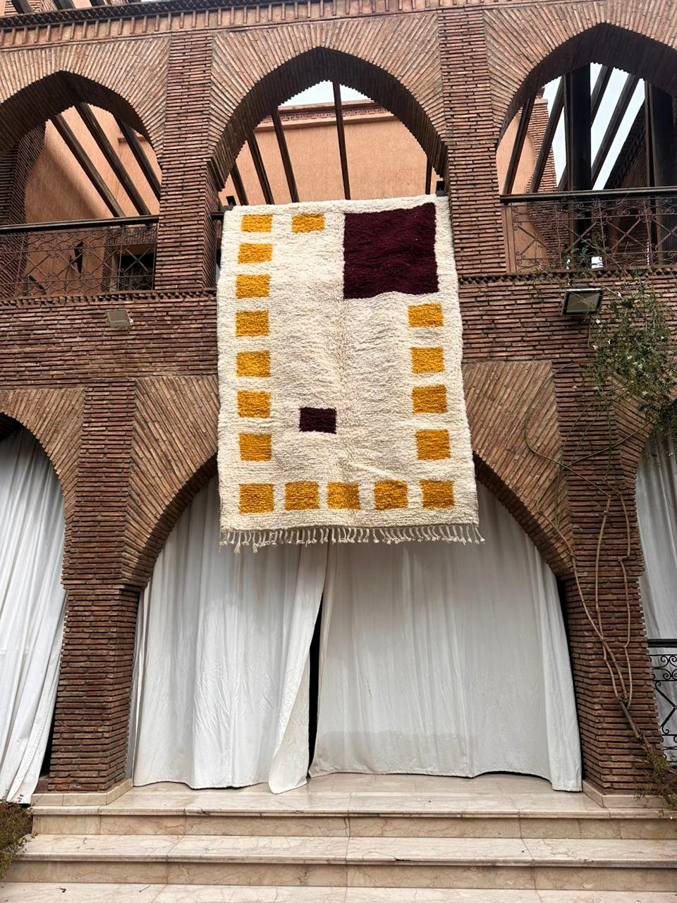 Boumalne – Handmade Yellow Moroccan Rug