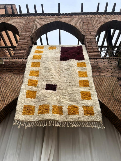 Boumalne – Handmade Yellow Moroccan Rug