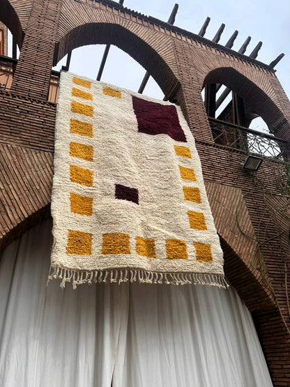 Boumalne – Handmade Yellow Moroccan Rug