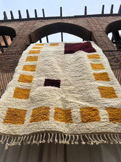 Boumalne – Handmade Yellow Moroccan Rug