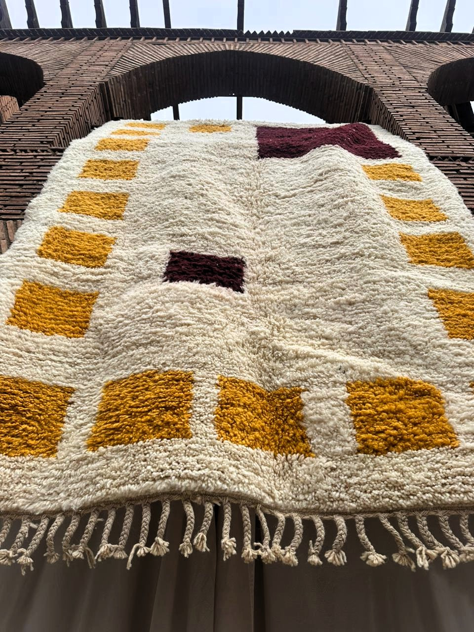 Boumalne – Handmade Yellow Moroccan Rug