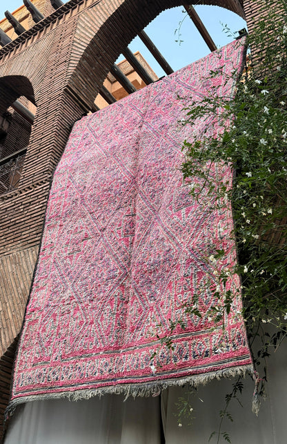 Khenifra – Vintage Pink Moroccan Rug