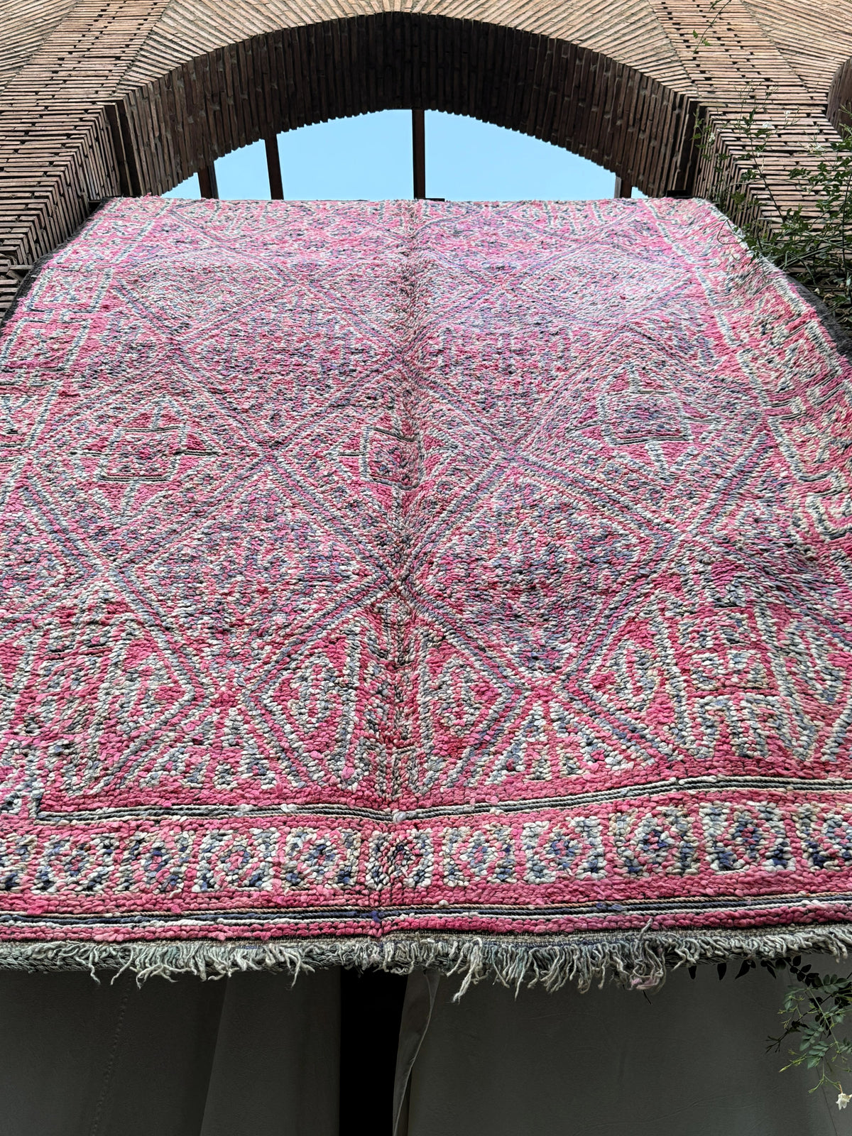 Khenifra – Vintage Pink Moroccan Rug