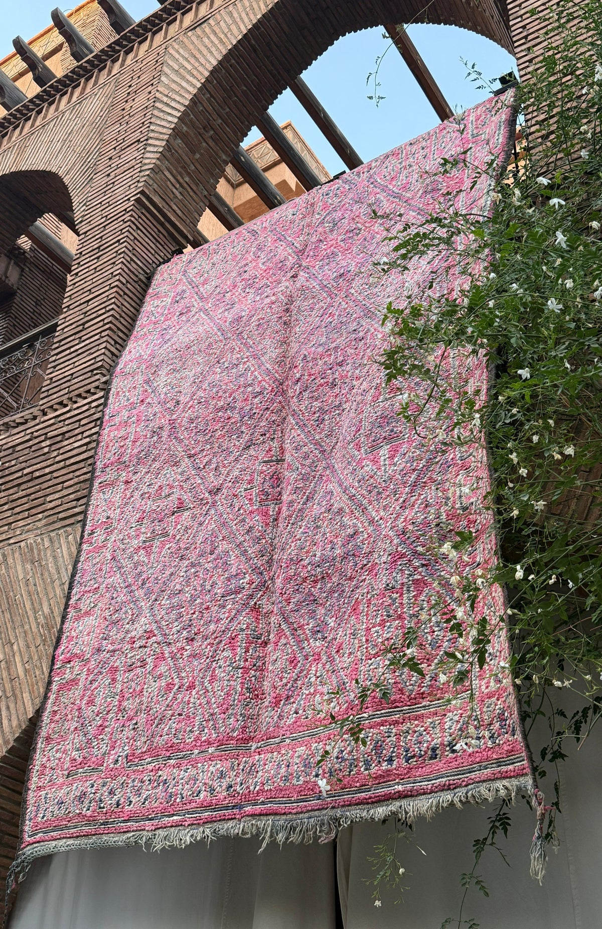 Khenifra – Vintage Pink Moroccan Rug