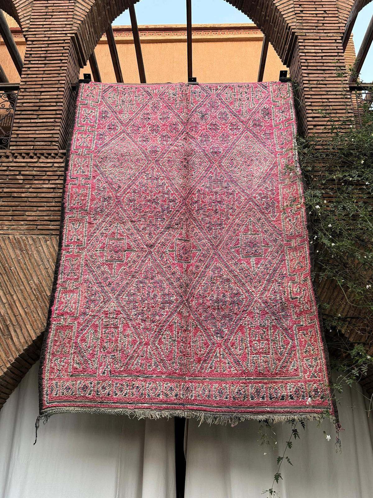 Khenifra – Vintage Pink Moroccan Rug