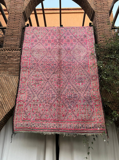 Khenifra – Vintage Pink Moroccan Rug