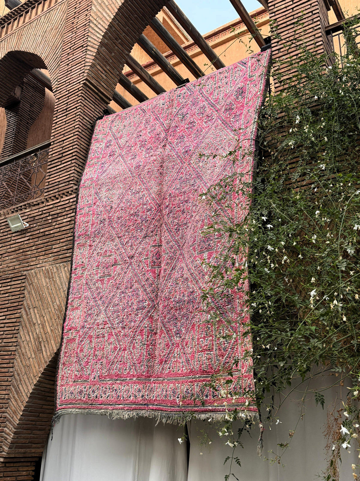 Khenifra – Vintage Pink Moroccan Rug