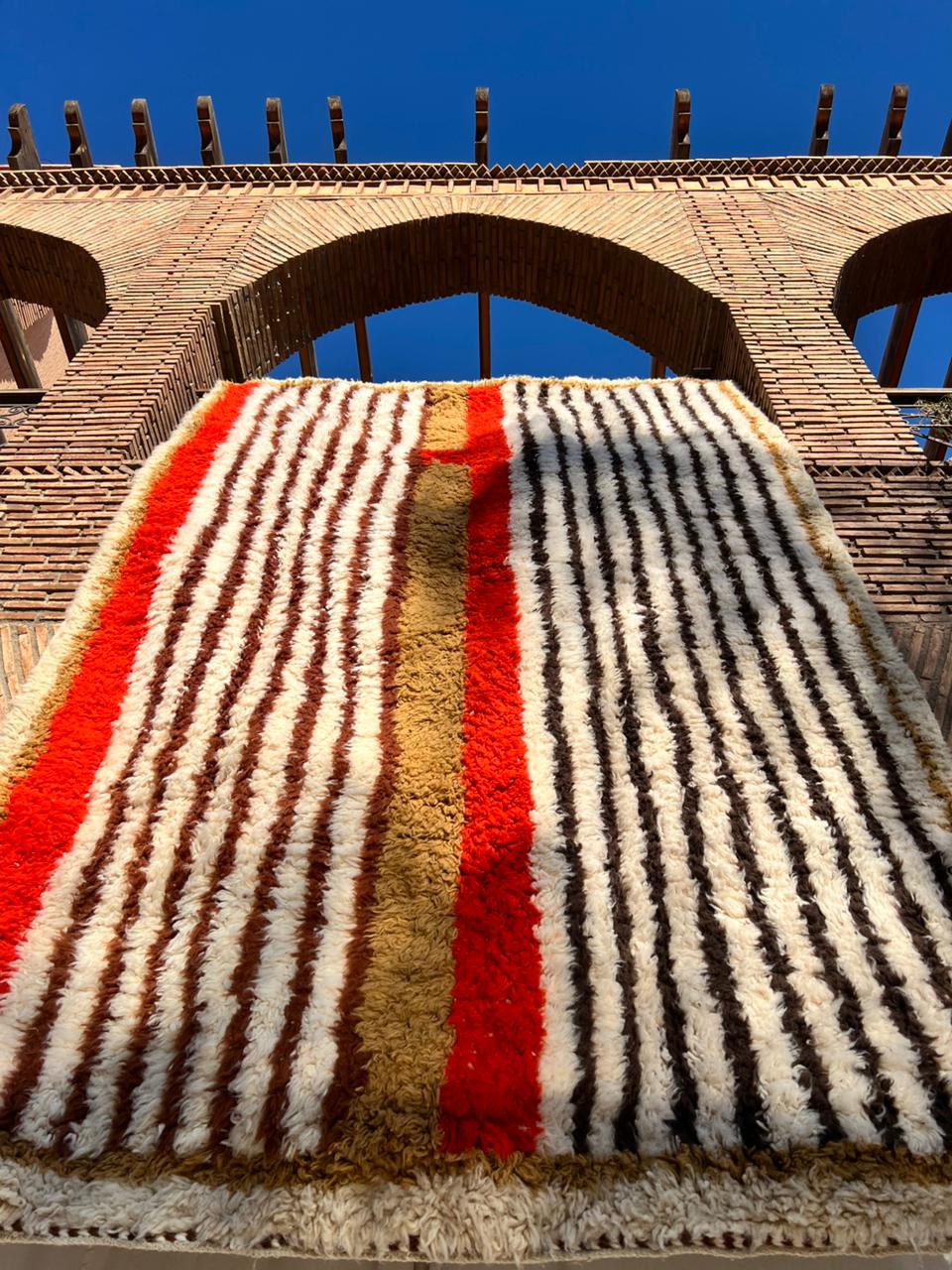 Taznakht – Handmade Striped Moroccan Rug