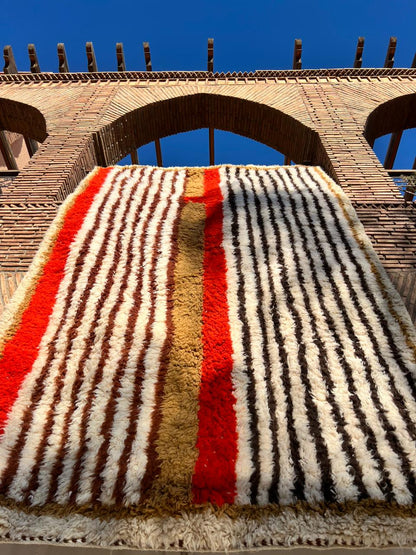 Taznakht – Handmade Striped Moroccan Rug