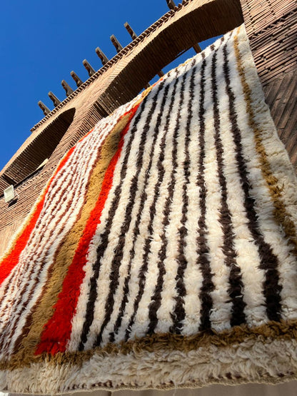 Taznakht – Handmade Striped Moroccan Rug