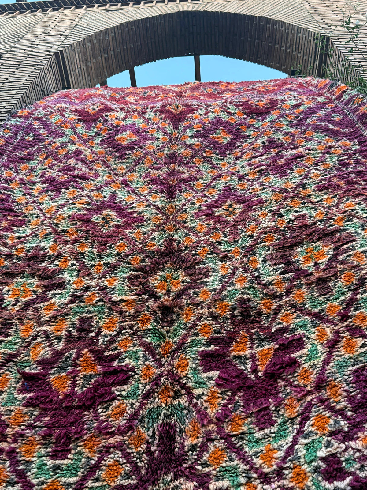 Setti Fatma – Vintage Purple Moroccan Rug