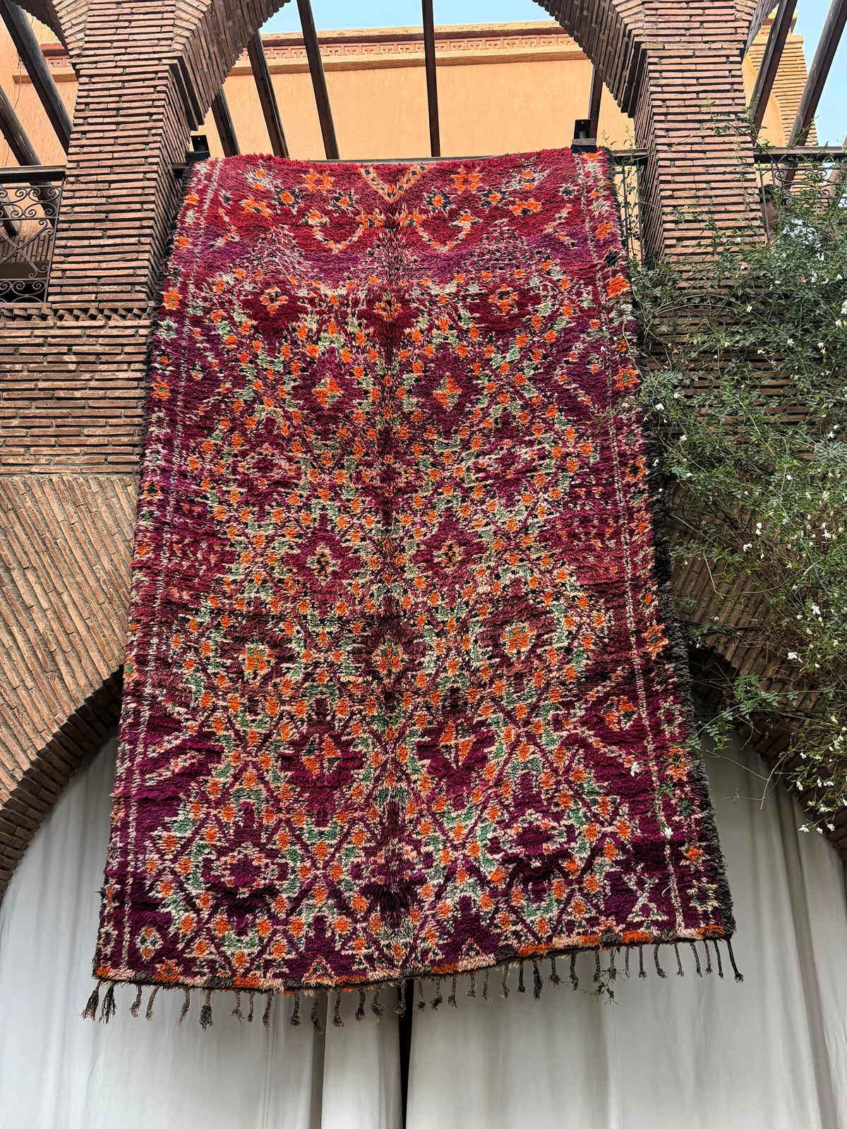 Setti Fatma – Vintage Purple Moroccan Rug