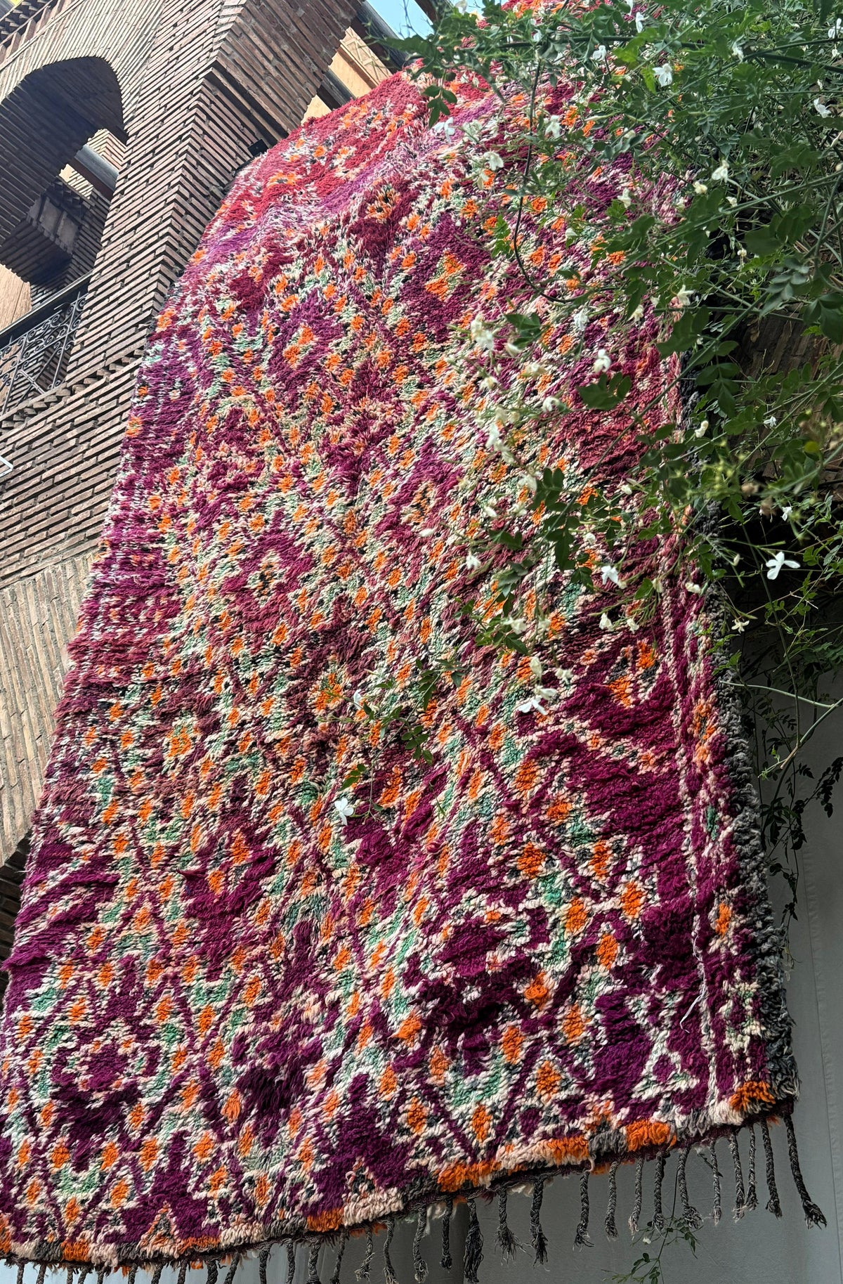 Setti Fatma – Vintage Purple Moroccan Rug