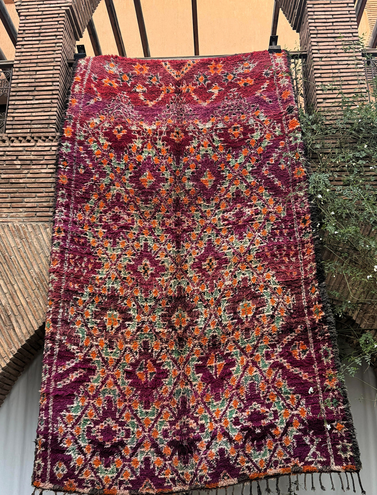 Setti Fatma – Vintage Purple Moroccan Rug