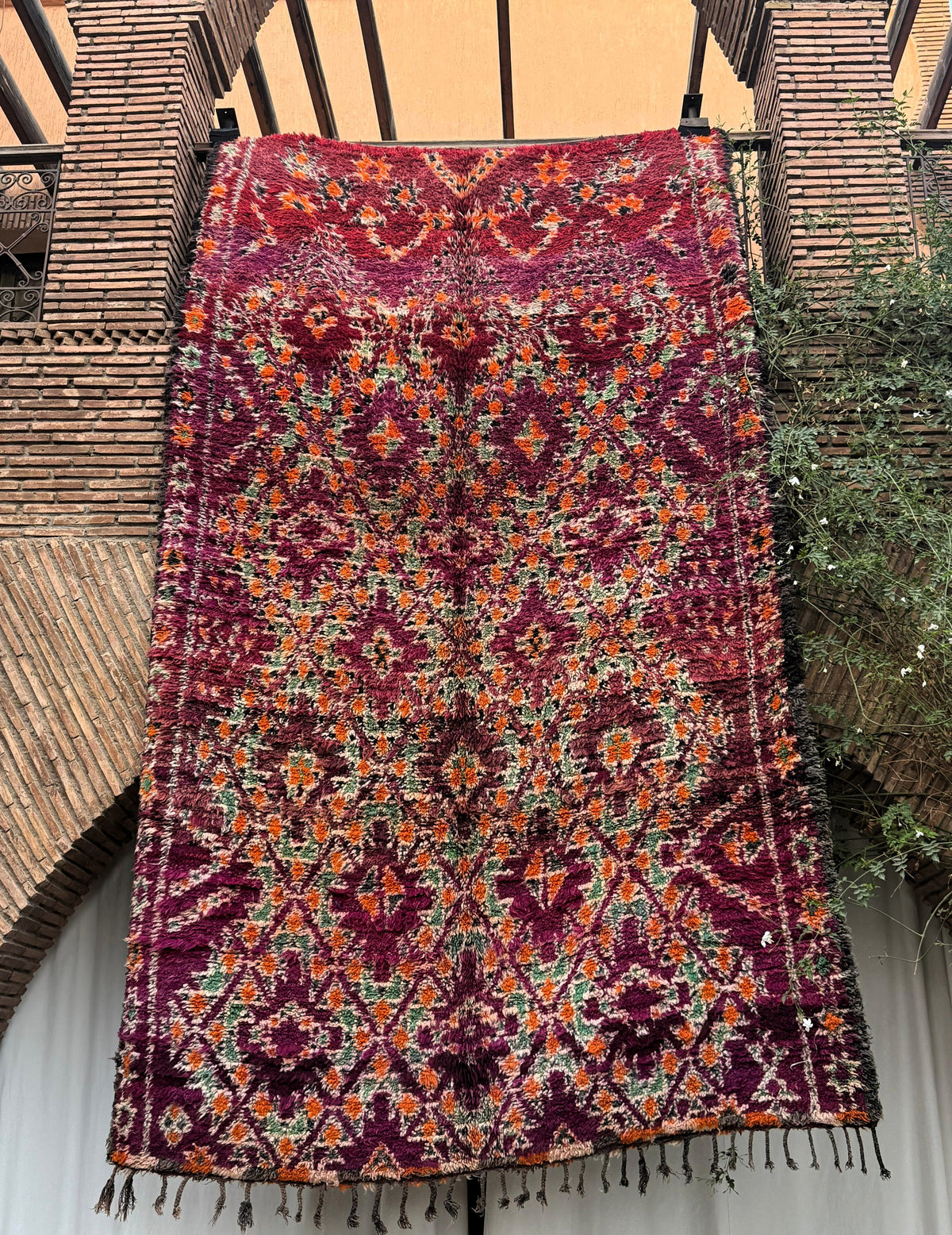 Setti Fatma – Vintage Purple Moroccan Rug