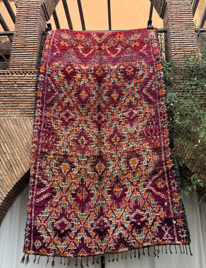 Setti Fatma – Vintage Purple Moroccan Rug
