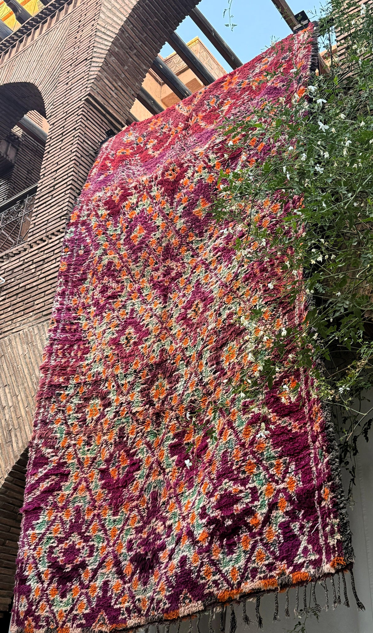 Setti Fatma – Vintage Purple Moroccan Rug
