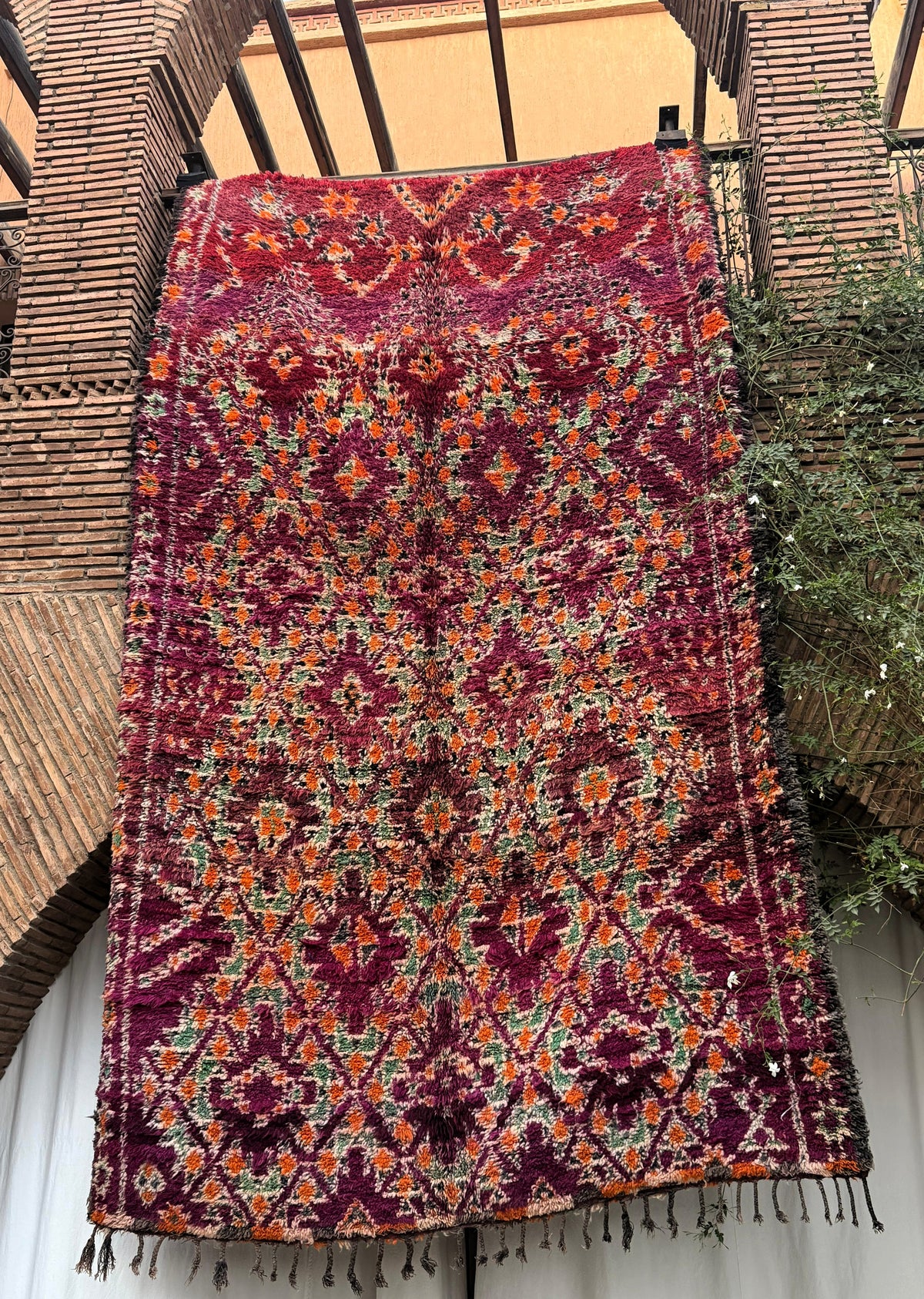 Setti Fatma – Vintage Purple Moroccan Rug