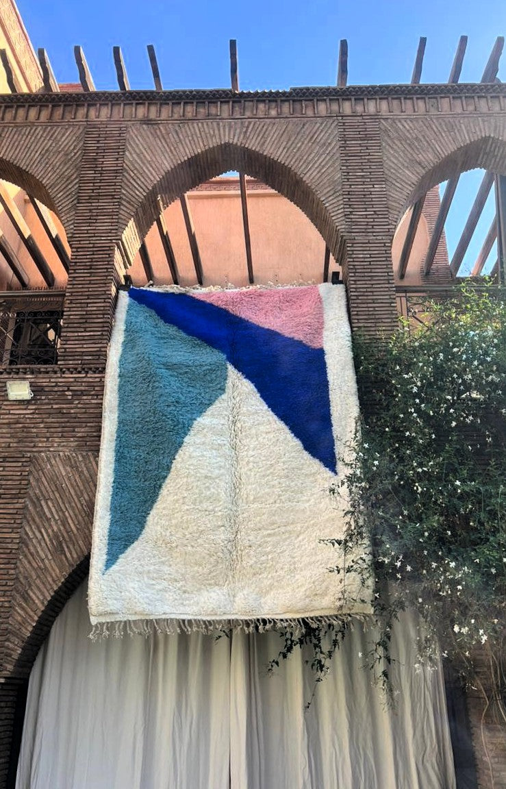 Tanger – Handmade Blue Moroccan Rug
