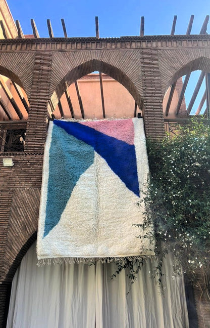 Tanger – Handmade Blue Moroccan Rug