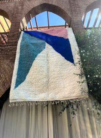 Tanger – Handmade Blue Moroccan Rug