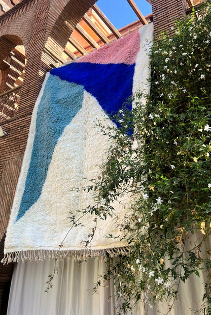 Tanger – Handmade Blue Moroccan Rug