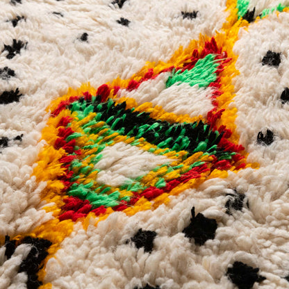 Einzigartig – handgewebter marokkanischer Teppich aus farbiger Wolle, mehrere Größen