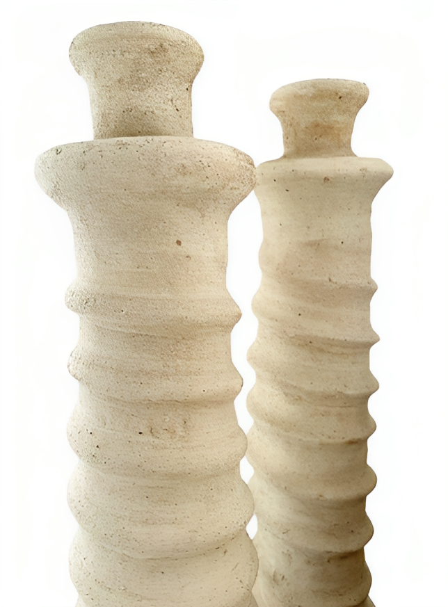 Ensemble de 3 : Ensemble de vases en poterie Desert Dunes