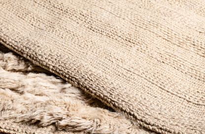Whispering Dunes: ambachtelijk vloerkleed van Marokkaanse wol, groot, 300 x 200 cm