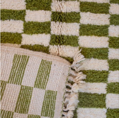 Rabat checkerboard - handwoven wool rug - Multiple sizes