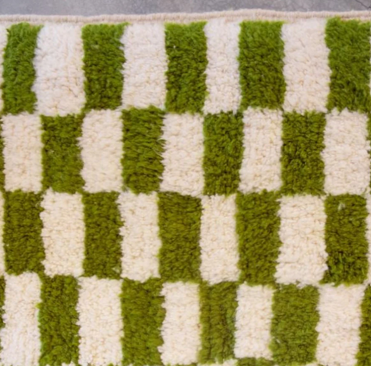 Rabat checkerboard - handwoven wool rug - Multiple sizes