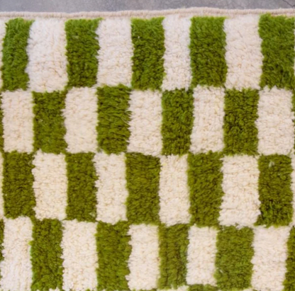 Damier de Rabat - tapis en laine tissé à la main - Plusieurs tailles
