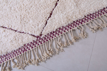 Handmade Moroccan Pink Beni Ourain Rug