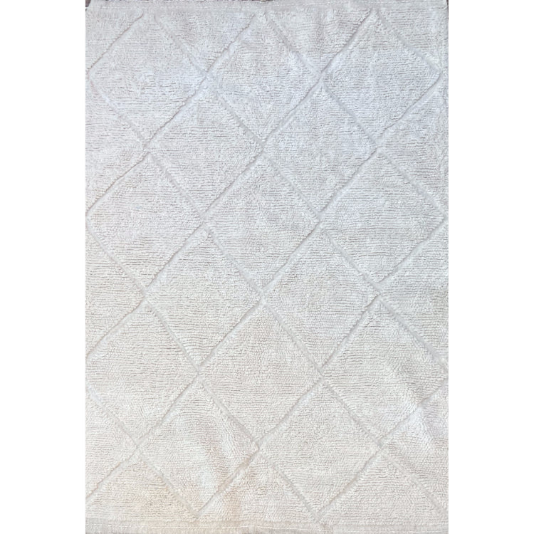 Serenity - Authentique tapis en laine blanche tissée à la main - 300 x 200 cm