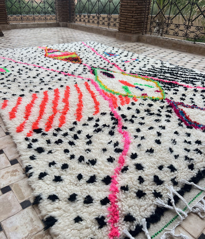 Zagora – One of a kind handwoven wool berber rug, 317x175 cm