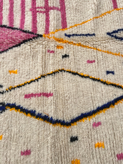 Harmony in Threads – Artistic Wool Moroccan Berber Rug, 300x200 cm