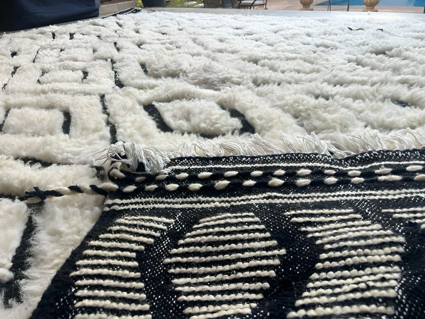 TAN TAN handwoven wool rug- Multiple sizes