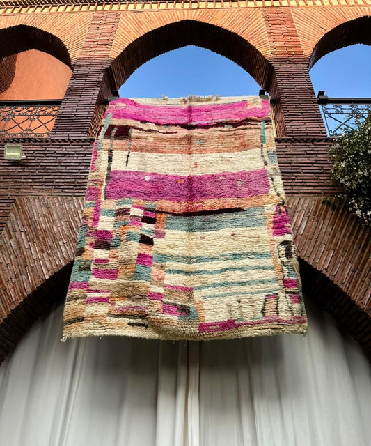 Sidi Kaouki – Handmade Colorful Moroccan Rug