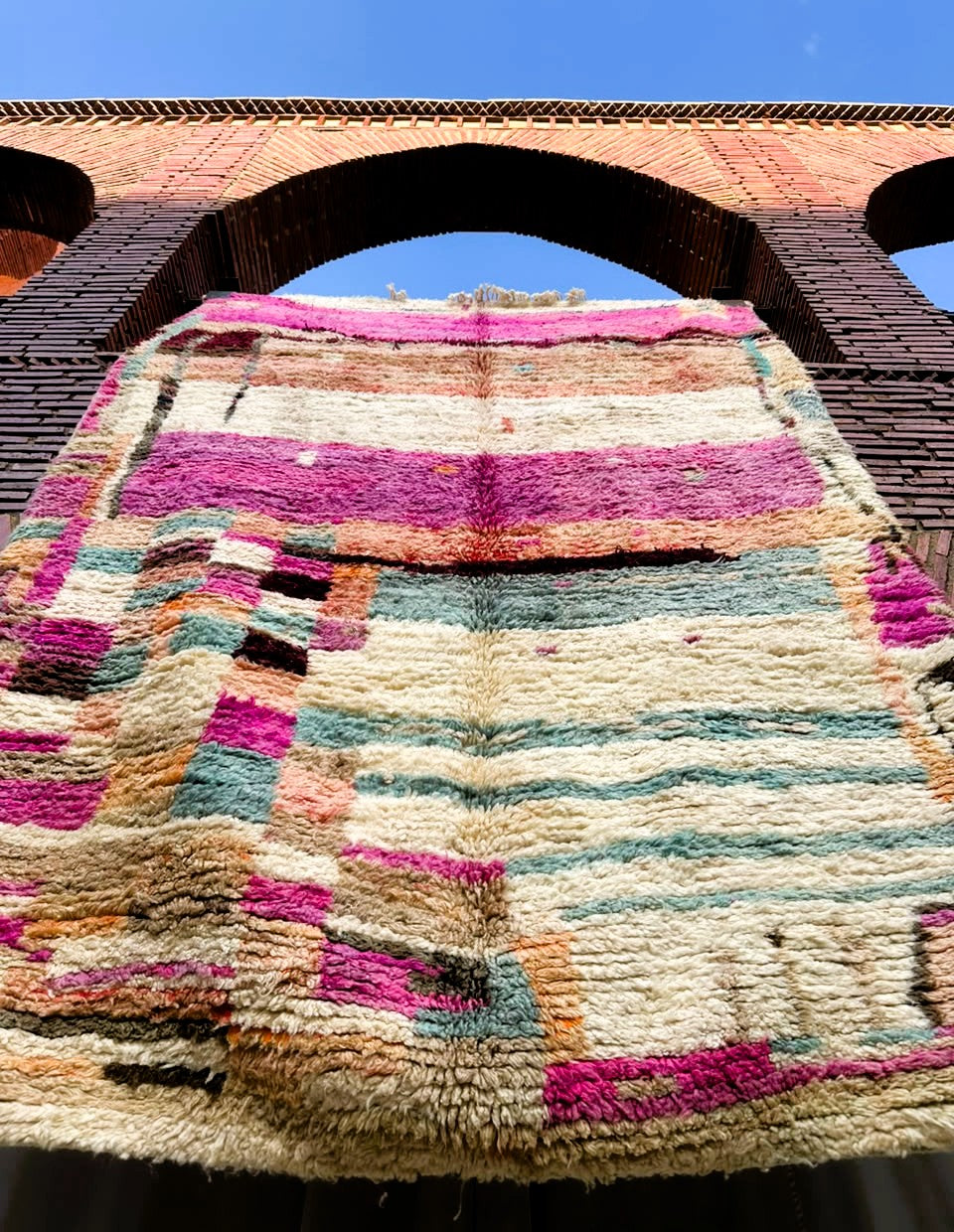 Sidi Kaouki – Handmade Colorful Moroccan Rug