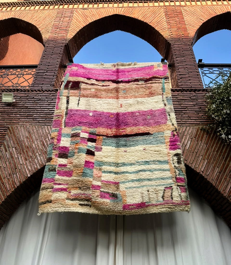 Sidi Kaouki – Handmade Colorful Moroccan Rug