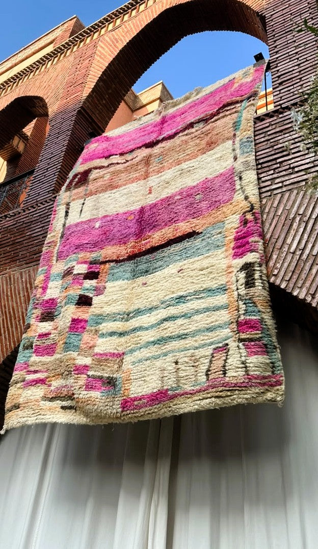 Sidi Kaouki – Handmade Colorful Moroccan Rug